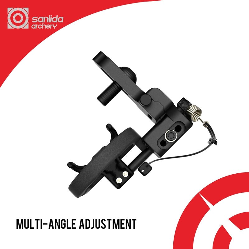 sanlida Archery Drop Away Arrow Rest for Hunting Compound Bow Recurve Fall Away Arrow Rest Right Hand Archery Accessory Black - Image 4